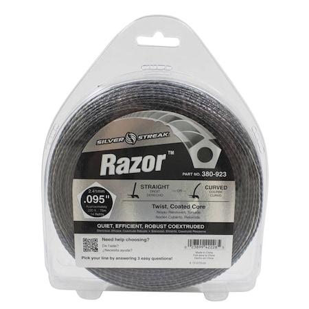 Stens New 380-923 Razor Trimmer Line For Approximate Length 230 Ft., Color Gray, Diameter 0.095 In. 380-923